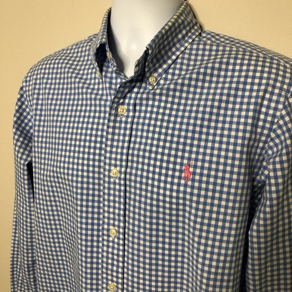Ralph Lauren Other - Ralph Lauren Blue Checked Button Down Shirt